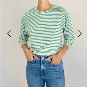 AYR- The French Fry Long Sleeve Tee- Romaine- XL NEW